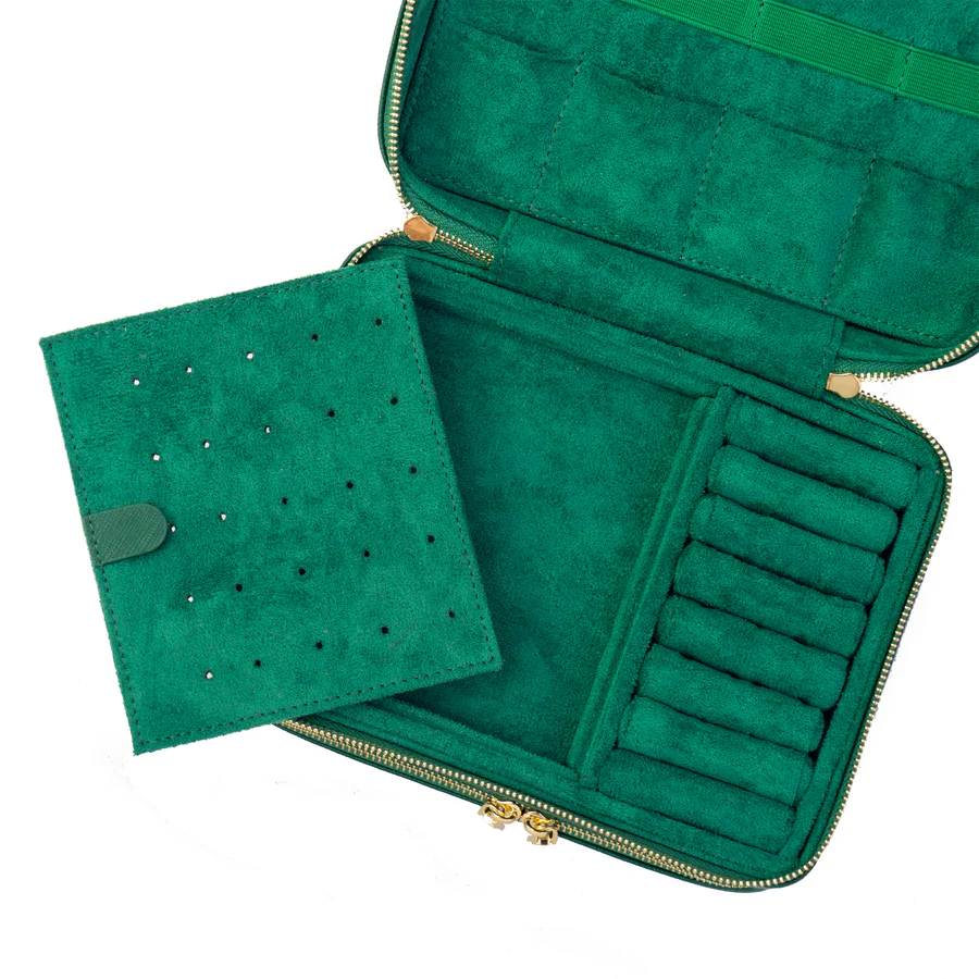 Cherloi Saffiano Leather Jewelry Case