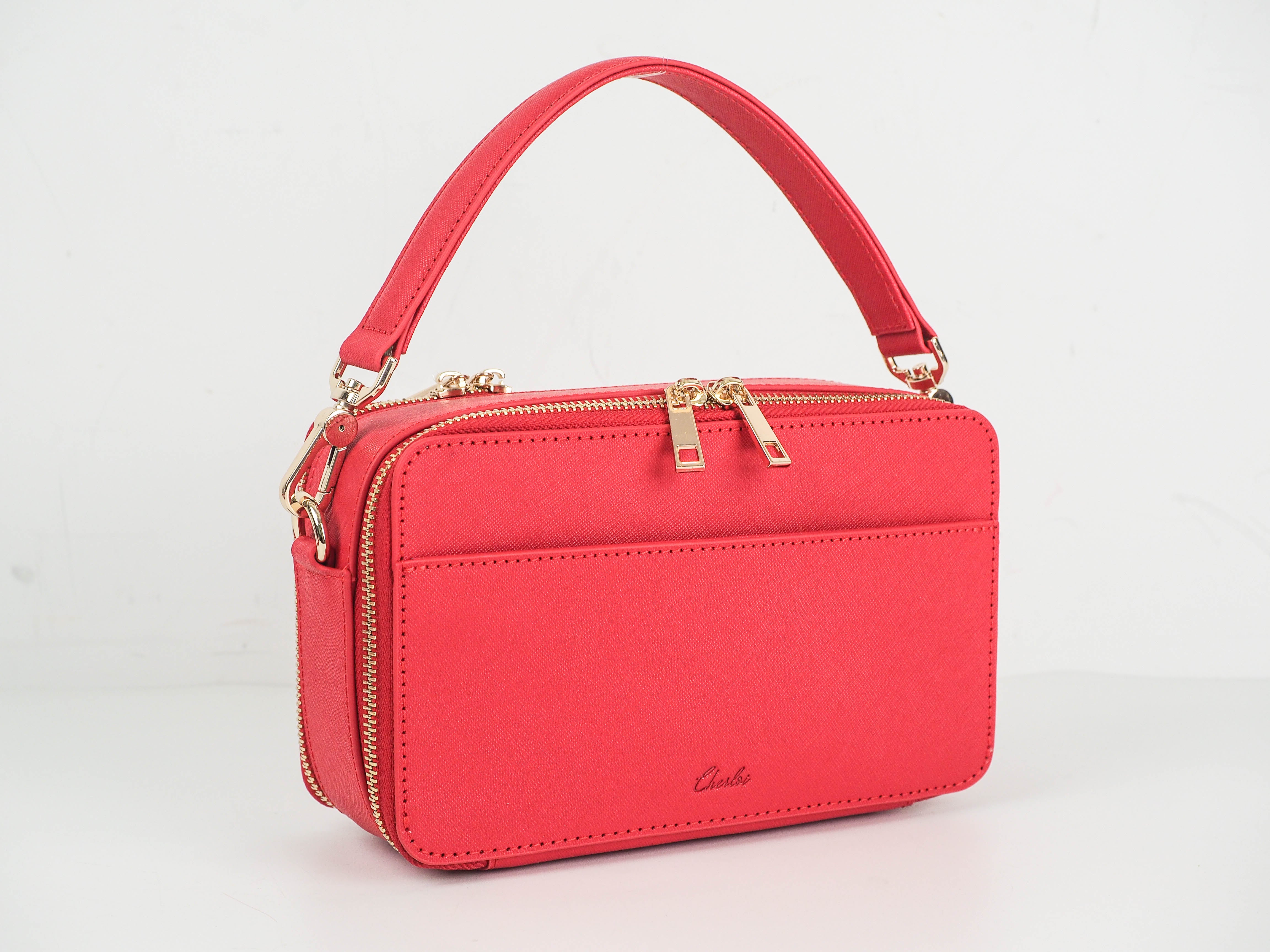 Cherloi Saffiano Leather XXL Travel Bag + 3 FREE GIFTS