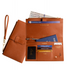 Cherloi Saffiano Leather Travel Wallet RFID Protected